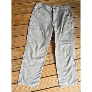 Carhartt Men's Canvas Work Pants. Dungaree Fit. Tan. Size 38x32  Outdoors.Work.